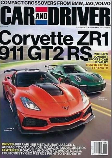双雄決戰鹿死誰手，是雪佛蘭的 Corvette ZR1 還是保時捷的GT2 RS 赢?