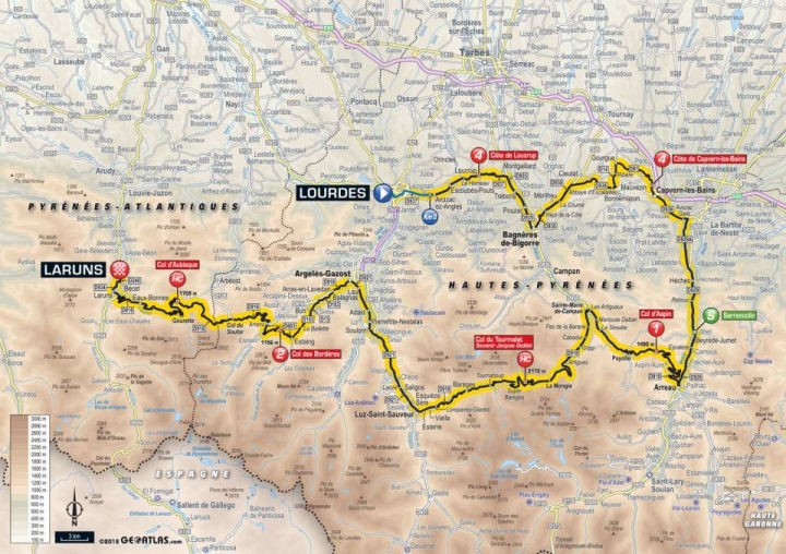 2018 Tour de France 環法自行車大賽第19站 Lourdes > Laruns