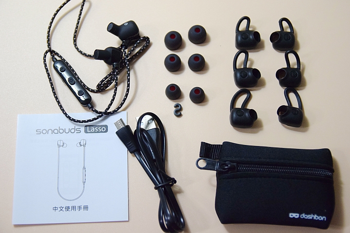 開箱 體驗 外型搶眼 運動好搭配 磁吸好收納 SonaBuds Lasso 磁吸編織線藍牙耳機