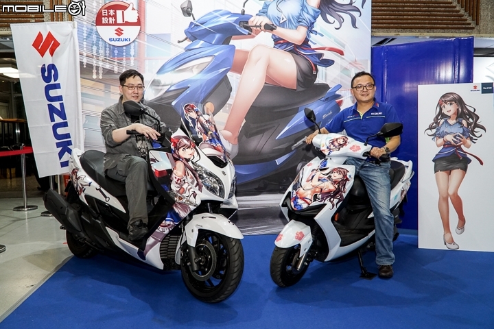 【五股重機展】SUZUKI 台鈴機車跨界登場！動漫人物首次代言！