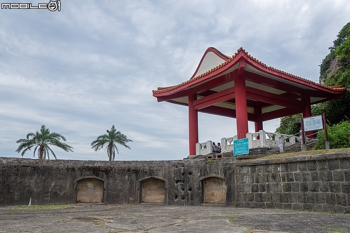 北海岸二輪消暑之旅連載！白米甕砲台 to 淡水漁人碼頭之基隆白米甕砲台 涼亭