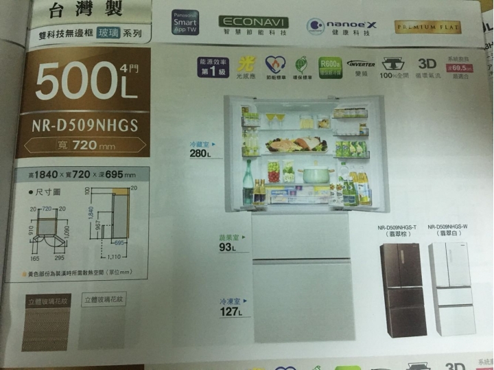 panasonic冰箱 日製vs.台製