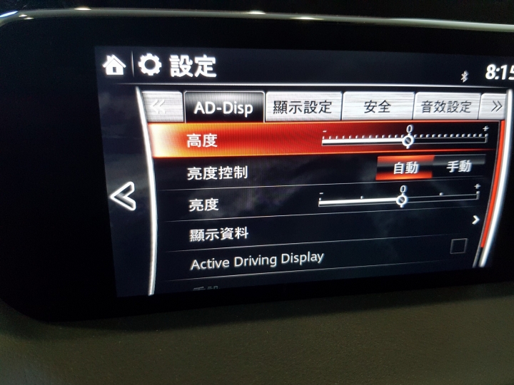 2代CX 5 HUD透明面板突然壞了....等待修中!