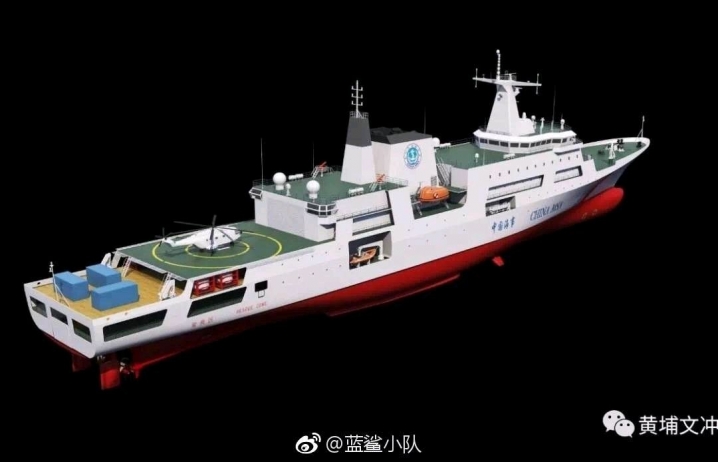 万吨海警船在广州黄埔造船厂开工建造