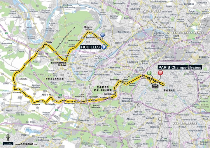 2018 Tour de France 環法自行車大賽第21站(最終站Houilles > Paris Champs-Élysées)