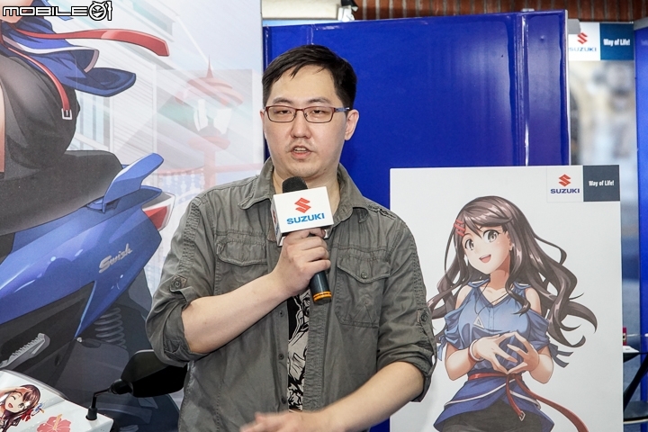 【五股重機展】SUZUKI 台鈴機車跨界登場！動漫人物首次代言！