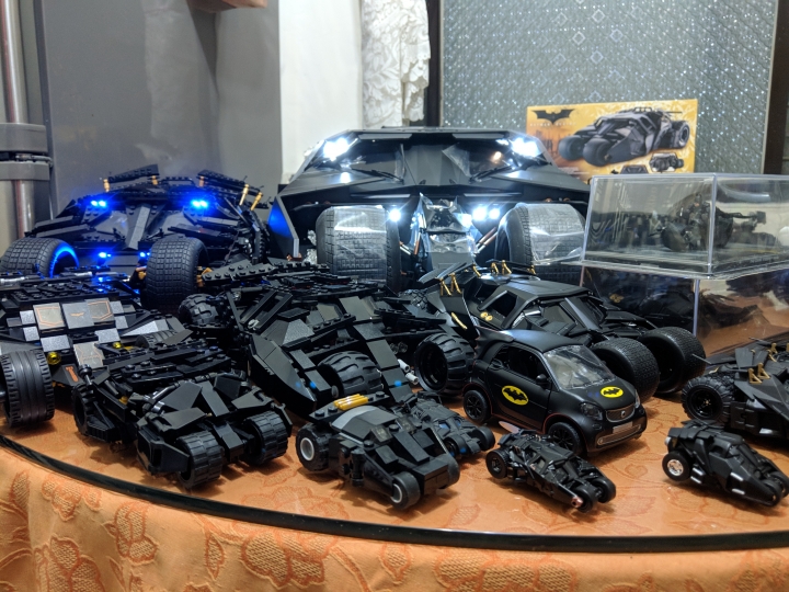 【分享】慶祝蝙蝠俠黑暗騎士10週年，batmobile(tumbler)與batpod個人收藏