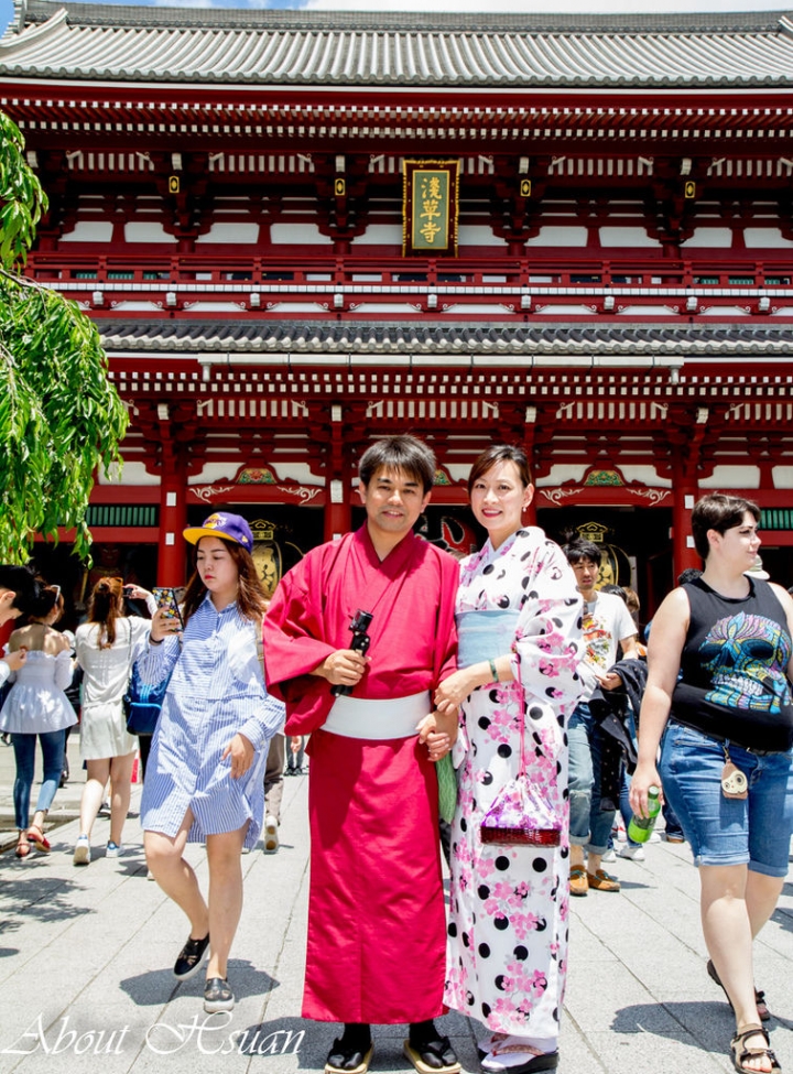 來日本就是要穿和服-分享淺草穿和服和台場鋼彈基地聲光秀