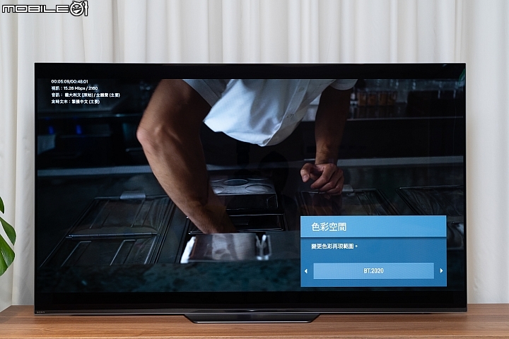 Sony BRAVIA KD-55A8F 4K HDR OLED TV 體驗自然色彩呈現