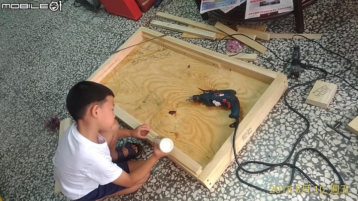 廢木材再利用 Air Hocket Game DIY~