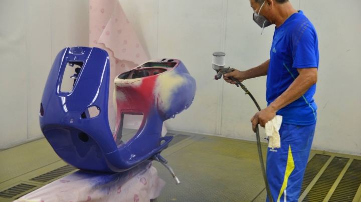 VESPA ET8 20歲翻新紀錄之「Facebook藍」小開箱