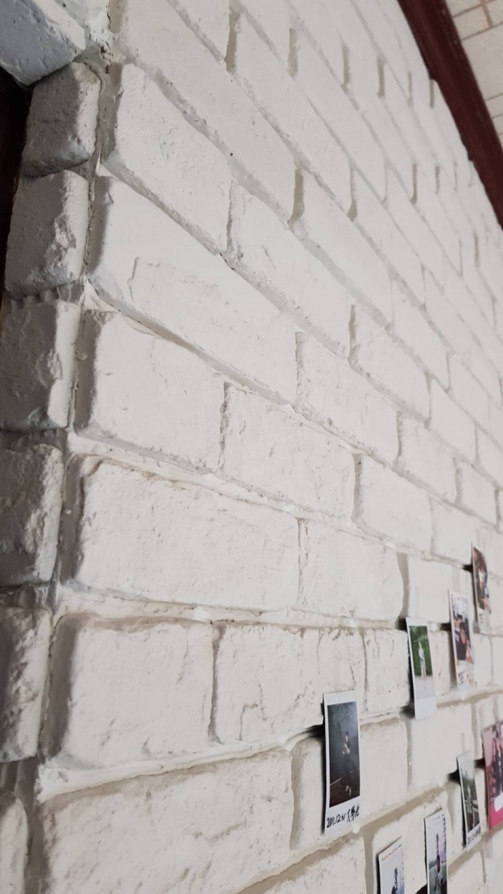 文化石牆掉落修補請益
