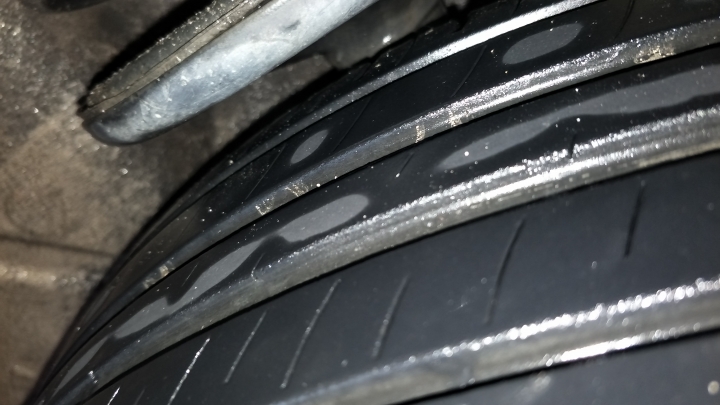 Dunlop SP R1  4萬5千公里磨耗