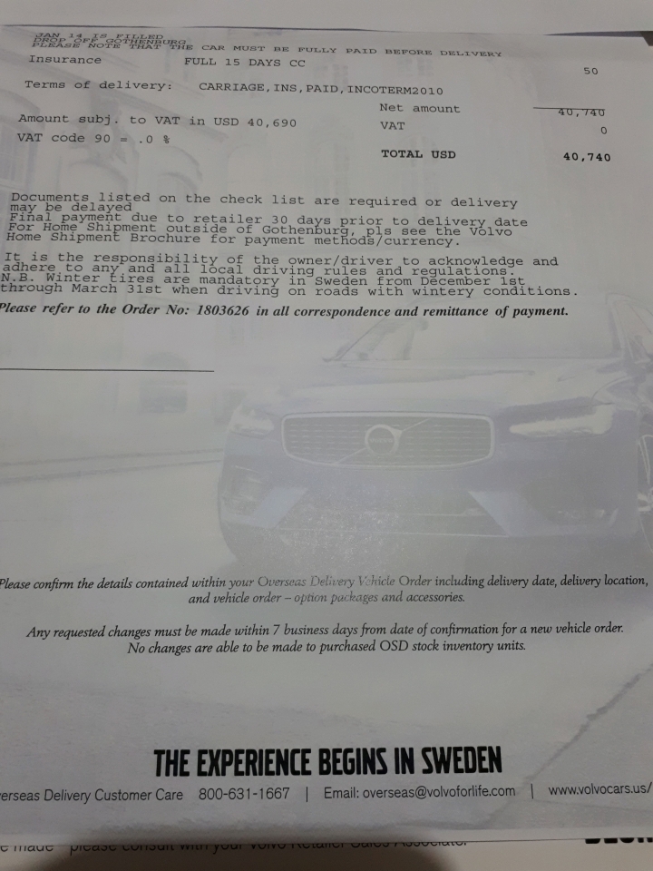 [主題更改] Volvo海外領車實錄