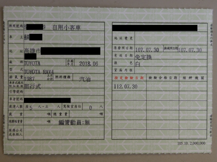 遲來的生日禮物~~ RAV4 2.0尊爵