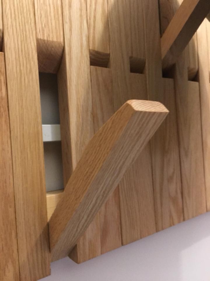 玄關實木掛衣架
