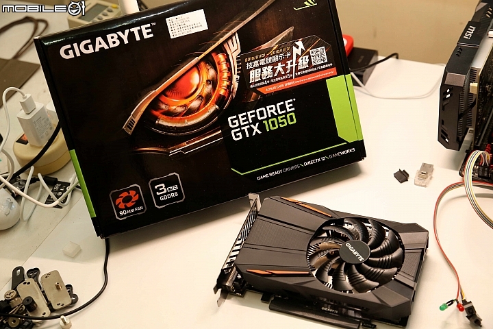 GIGABYTE GTX1050 D5 3G 簡單開箱測試