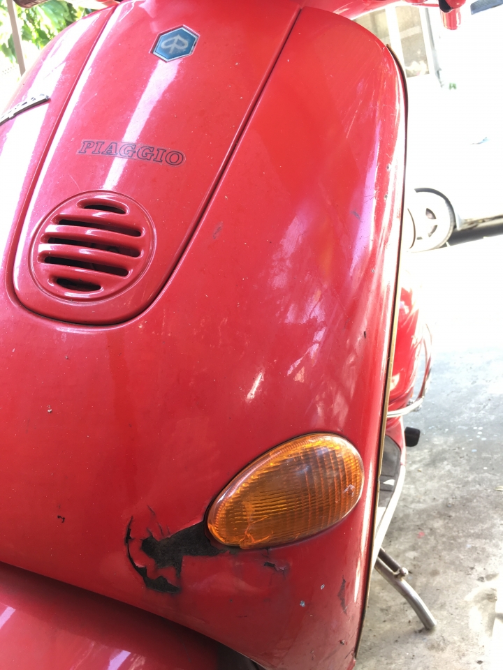 VESPA ET8 20歲翻新紀錄之「Facebook藍」小開箱