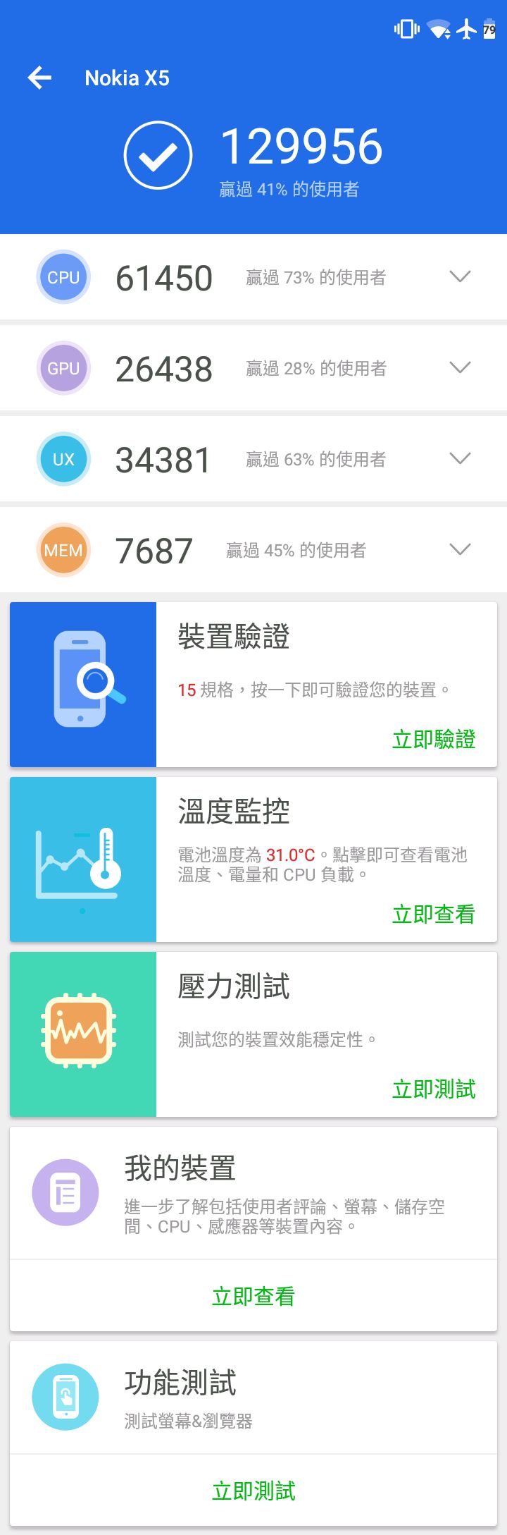 Nokia x5(5.1 plus)波羅的海藍開箱