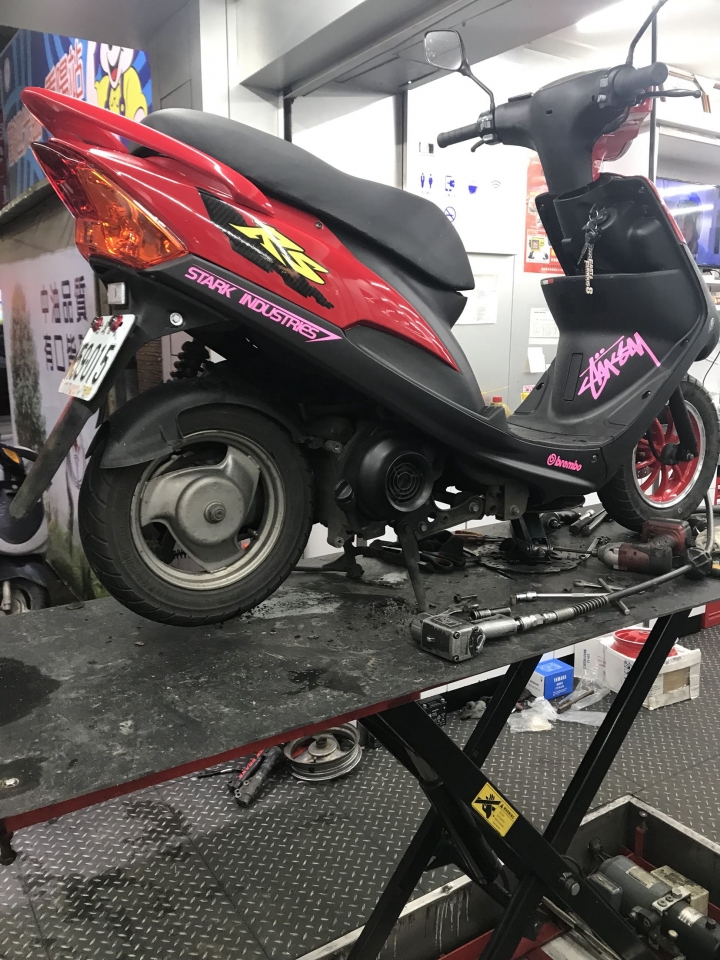 vjr125 abs(紅)開箱分享