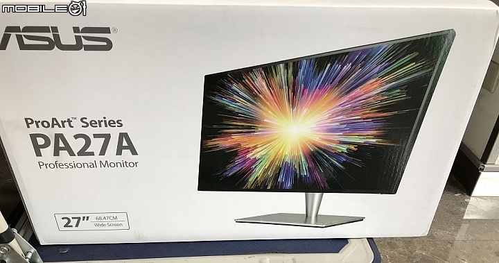 [開箱] ASUS PA27AC 我的第二台ART PRO 螢幕 100%(sRGB)