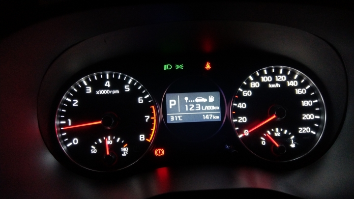 KIA Picanto X-line 純市區(幾乎)一般道路油耗分享