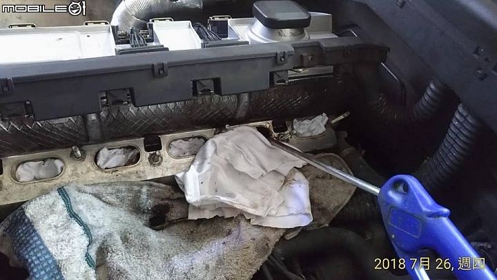 E34 DIY專輯26 進氣系統積碳清除 噴油最清洗 爆震感知器更換