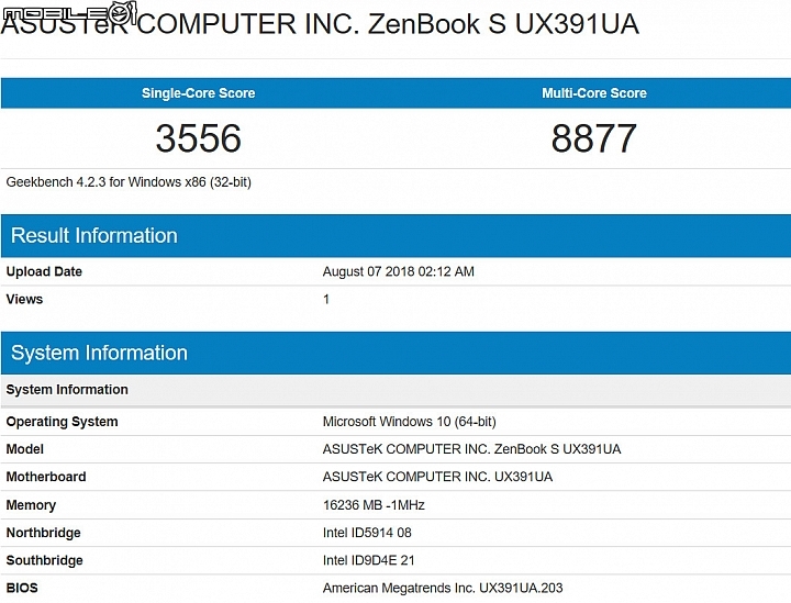 ASUS ZenBook S UX391UA 承襲經典的筆電新作