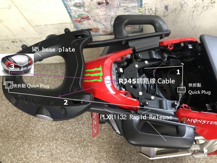 分享 Givi V56 後箱煞車/方向燈