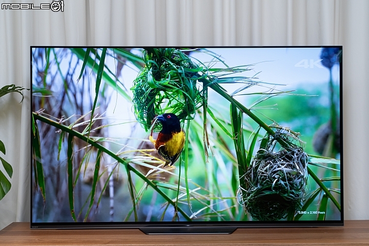 Sony BRAVIA KD-55A8F 4K HDR OLED TV 體驗自然色彩呈現