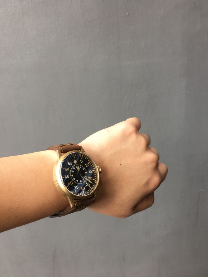 Laco Bronze Pilot Original Watch