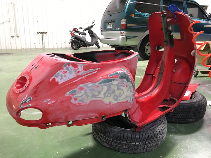VESPA ET8 20歲翻新紀錄之「Facebook藍」小開箱