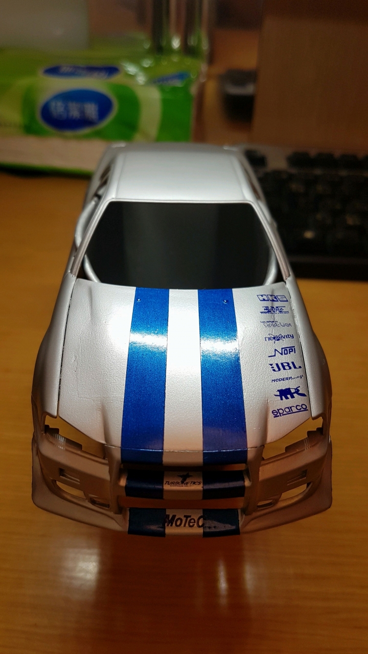 Aoshima Nissan R34 C-west 1/24