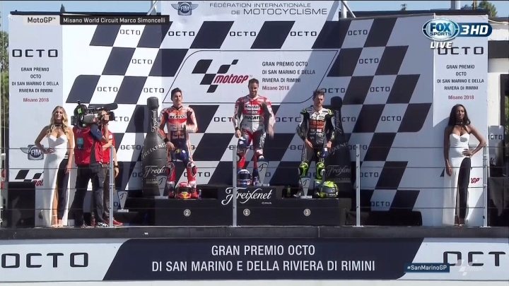 Dovizioso 2018 聖馬利諾站奪冠