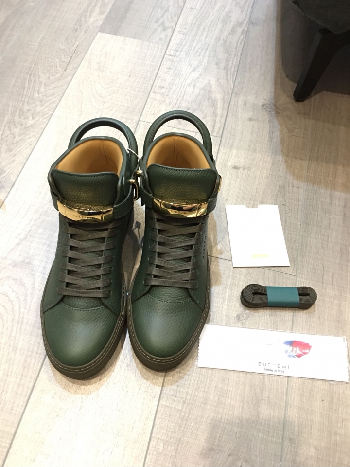 「瘋～～雙綠開箱」Buscemi 高低筒 sneakers