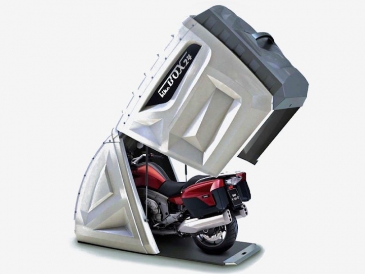 愛車成癡必備!BikeBox 24 移動式重型機車車庫