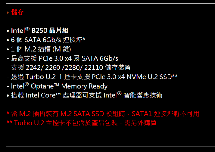 主機板支援M.2一問