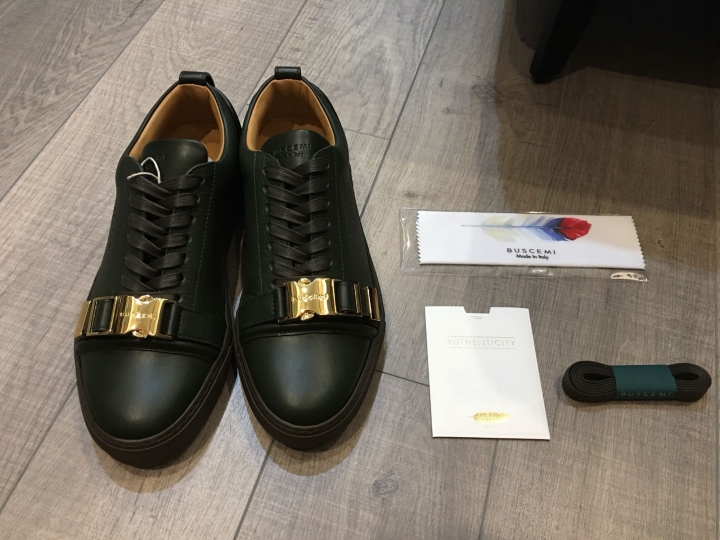 「瘋～～雙綠開箱」Buscemi 高低筒 sneakers