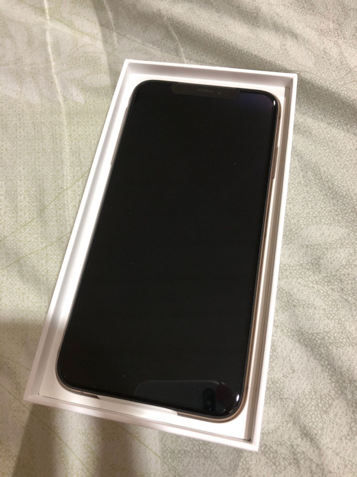 iPhone XS Max 金色開箱～～