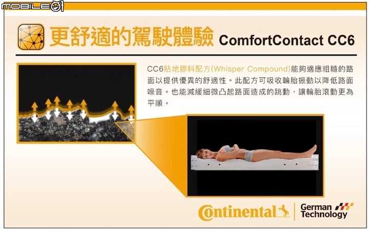 Continental馬牌 ComfortContact CC6進口平價胎 寧靜舒適不簡單