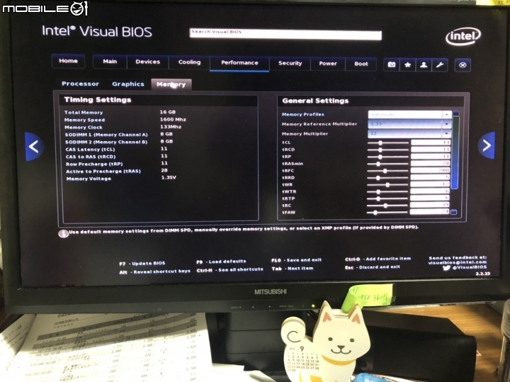 Intel NUC5i3RYH Bios設定請教~~(鍵盤開機與設定健診)