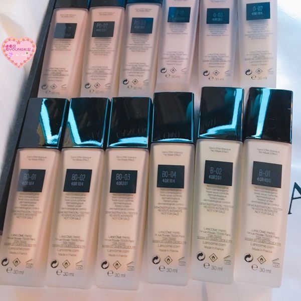 [LANCOME 蘭蔻] 零粉感超持久粉底SPF38/PA+++ (補充12色粉底液試色全記錄)