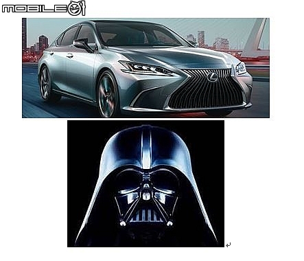 這是巧合嗎?星戰跟車輛外型設計!