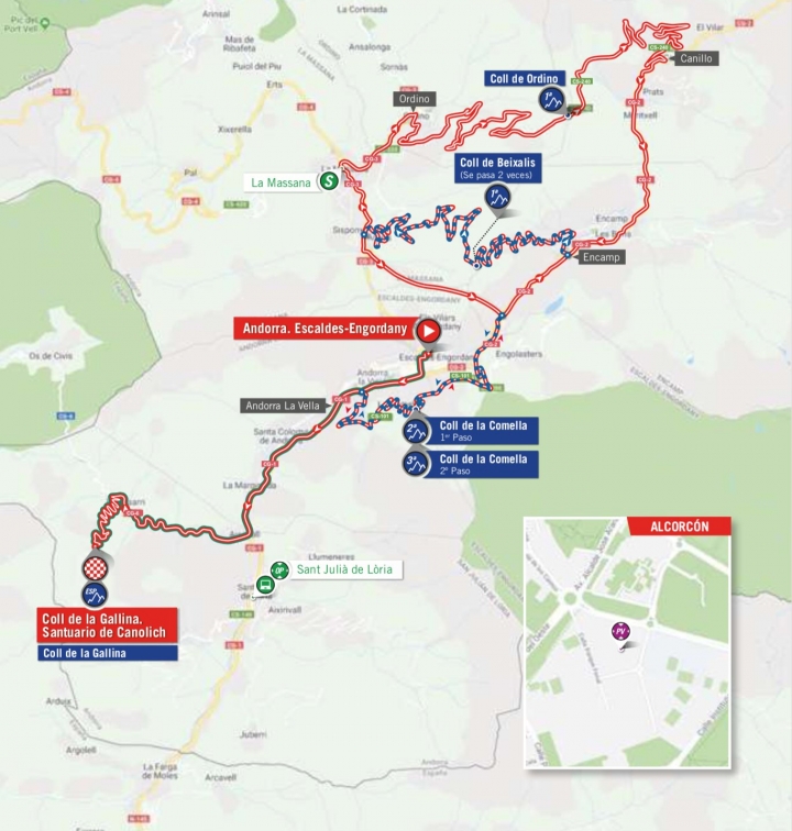 2018環西大賽第20站 (Escaldes-Engordany → Coll de la Gallina)，今天晚上8:45pm Eurosport台直播