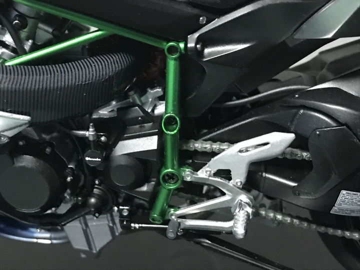 TAMIYA Kawasaki H2R 模型製作成品