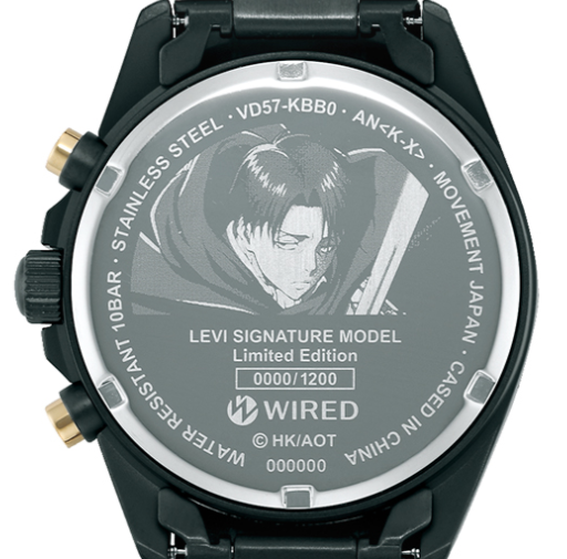 [開箱] Seiko-WIRED x 進擊的巨人聯名限量錶 AY8021X1