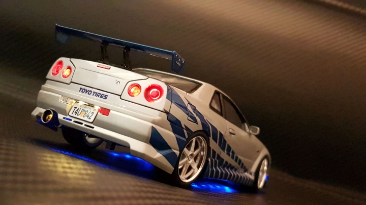 Aoshima Nissan R34 C-west 1/24