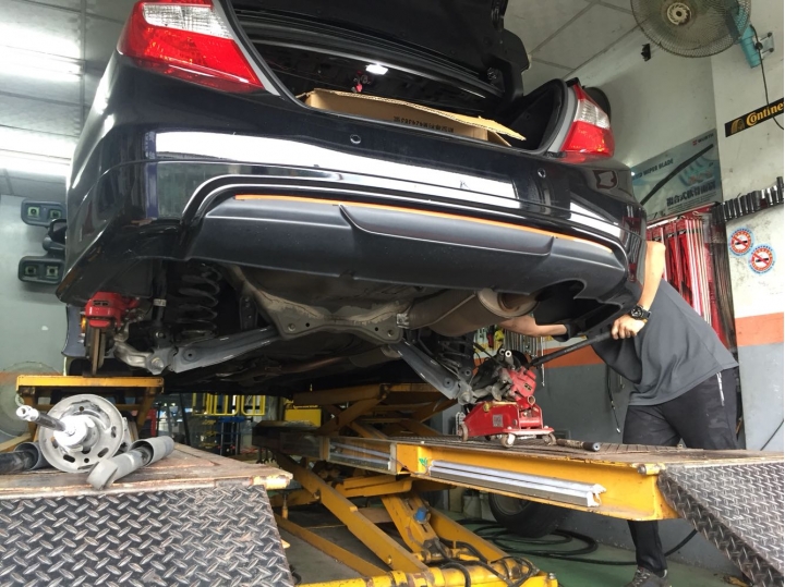 civic9.5 原廠避震配TS短彈簧換si避震