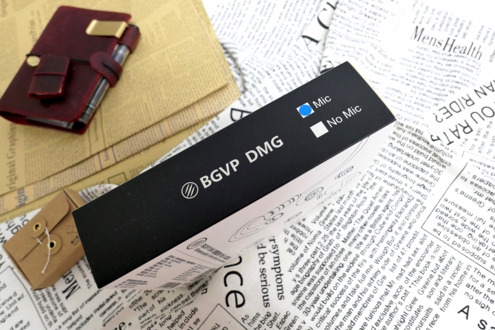 [開箱評測]BGVP DMG 四動二圈 六單體入耳式耳機～機殼手感超好啊～我手好癢啊～