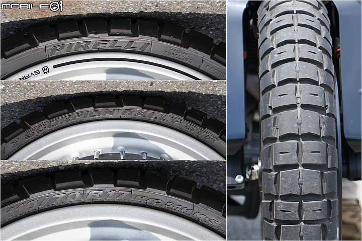 HUSQVARNA SVARTPILEN 401-前輪型號為 PIRELLI SCORPION RALLY STR,別名為蠍子胎 HUSQVARNA SVARTPILEN 401-前輪型號為 PIRELLI SCORPION RALLY STR,別名為蠍子胎